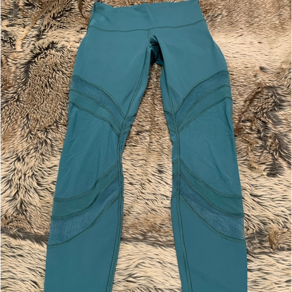 Lululemon Seek The Heat Tight *28" Green Jasper Size 8